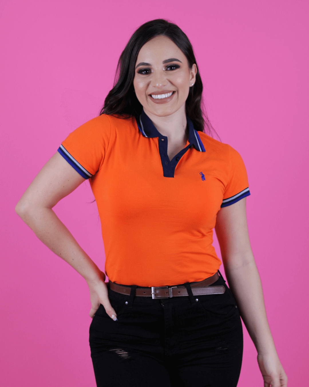 POLO CAMBRIDGE POLO NARANJA PARA DAMA