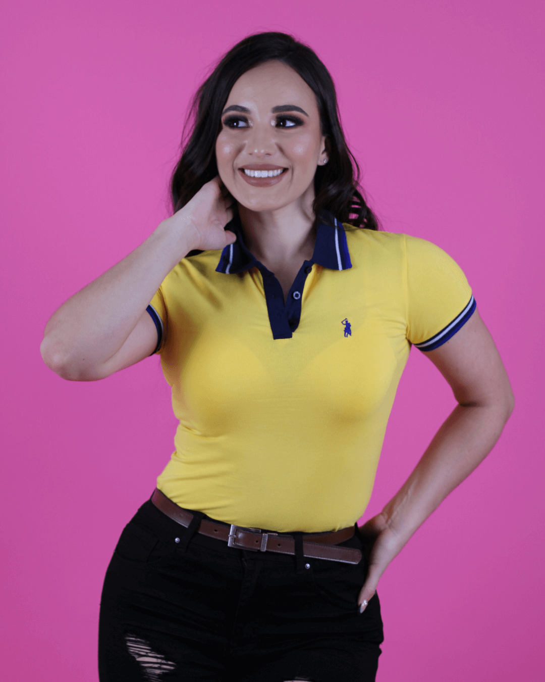POLO CAMBRIDGE POLO AMARILLA PARA DAMA