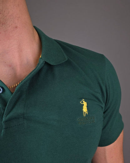 POLO CAMBRIDGE POLO VERDE OSCURO PARA CABALLERO