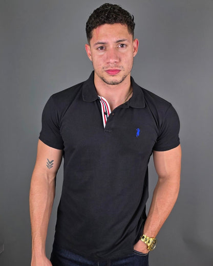 POLO CAMBRIDGE POLO NEGRA PARA CABALLERO