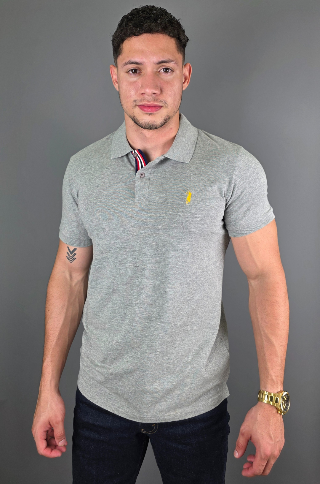 POLO CAMBRIDGE PÓLO GRIS CLARO