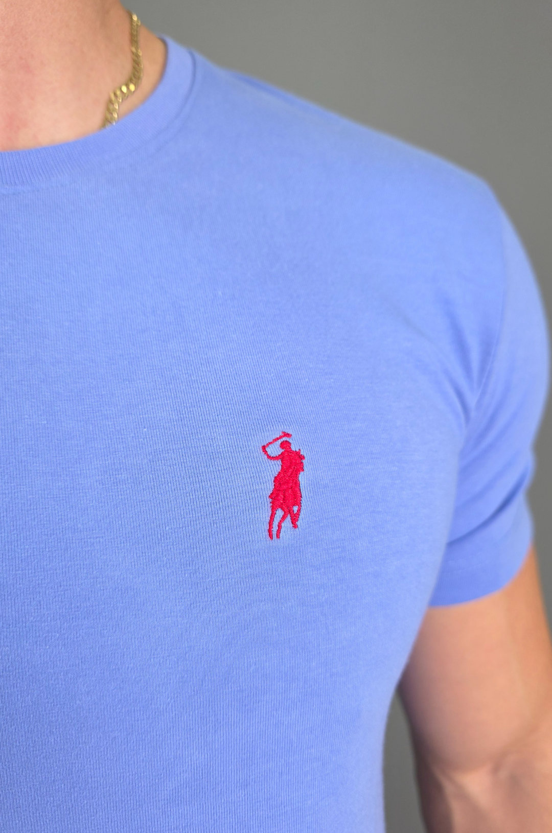 CAMISETA CAMBRIDGE POLO CELESTE PARA CABALLERO