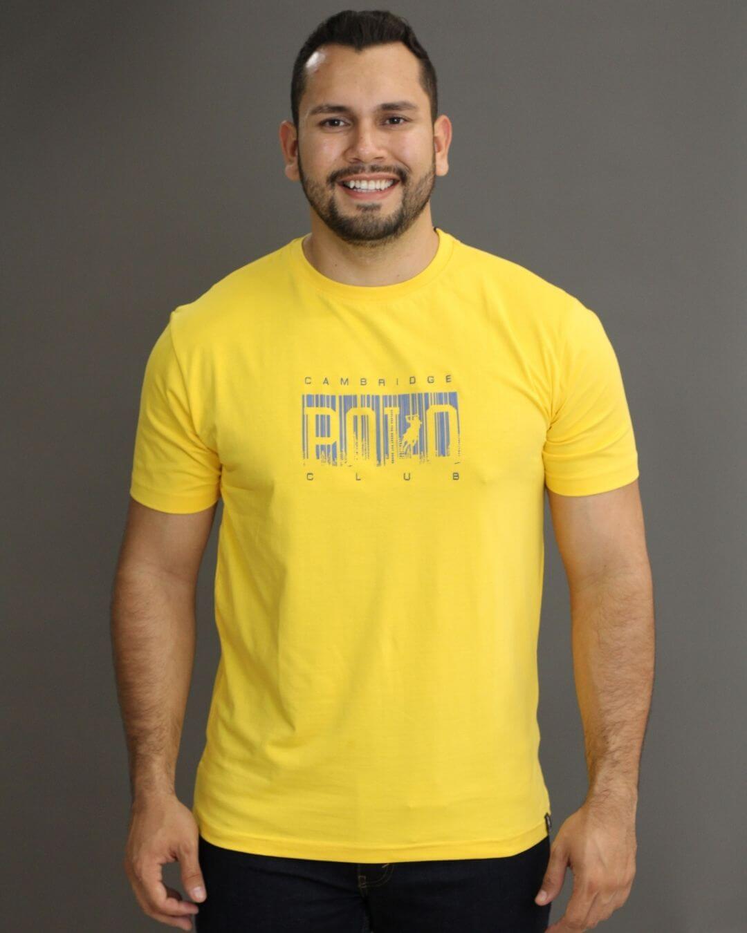 CAMISETA CAMBRIDGE POLO AMARILLA