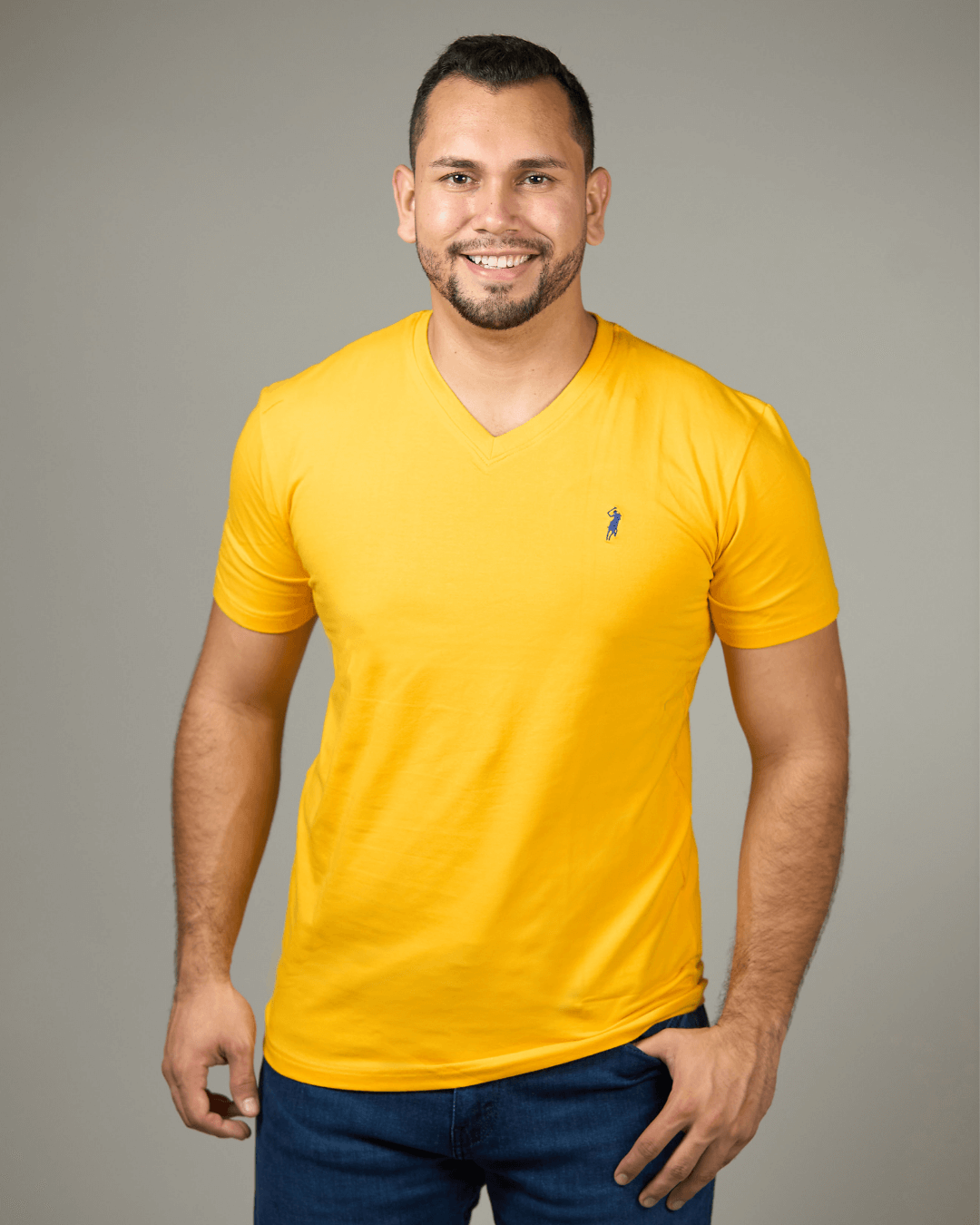CAMISETA CAMBRIDGE POLO AMARILLA