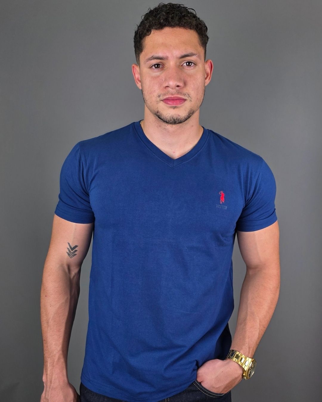 CAMISETA CAMBRIDGE POLO AZUL OSCURO PARA CABALLERO
