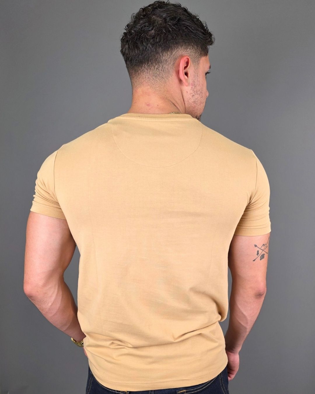 CAMISETA CAMBRIDGE POLO BEIGE PARA CABALLERO