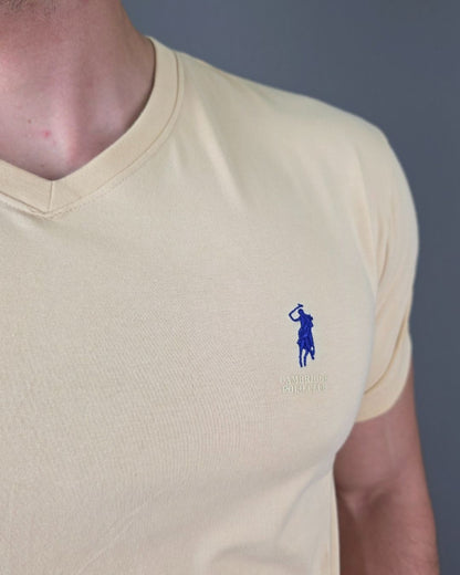 CAMISETA CAMBRIDGE POLO BEIGE PARA CABALLERO