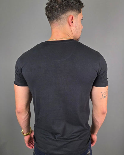 CAMISETA CAMBRIDGE POLO NEGRA PARA CABALLERO
