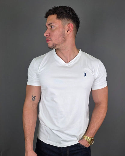 CAMISETA CAMBRIDGE POLO BLANCA PARA CABALLERO