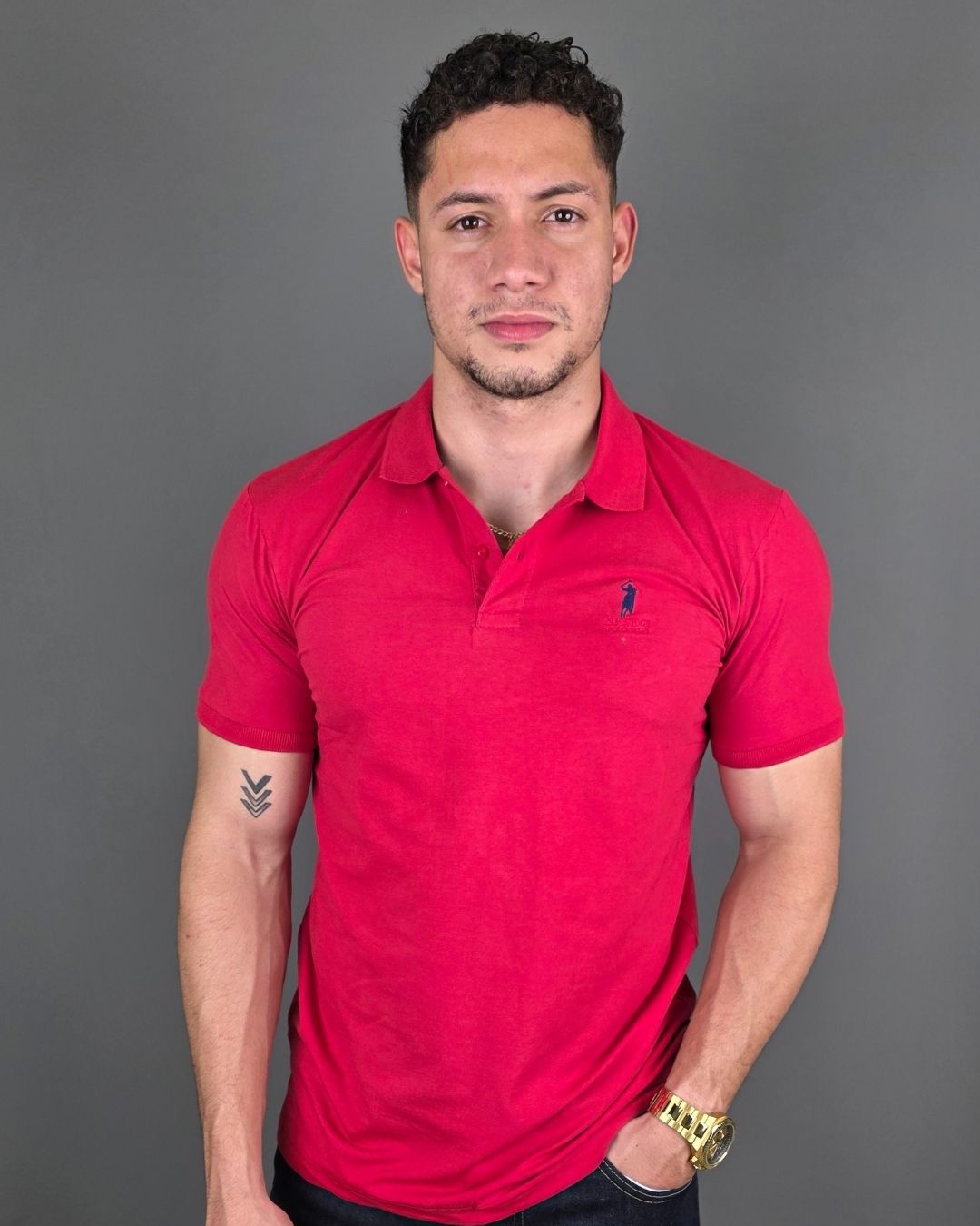 POLO CAMBRIDGE POLO ROJA  PARA CABALLERO