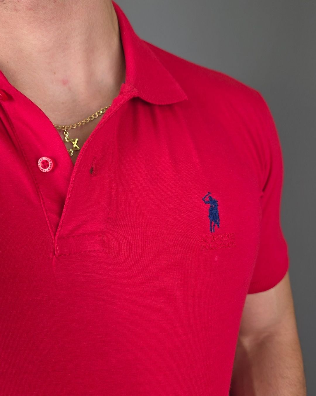 POLO CAMBRIDGE POLO ROJA  PARA CABALLERO