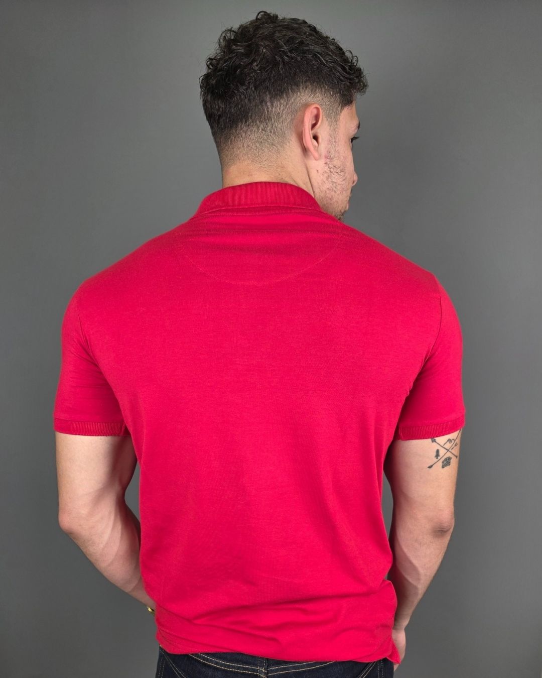 POLO CAMBRIDGE POLO ROJA  PARA CABALLERO