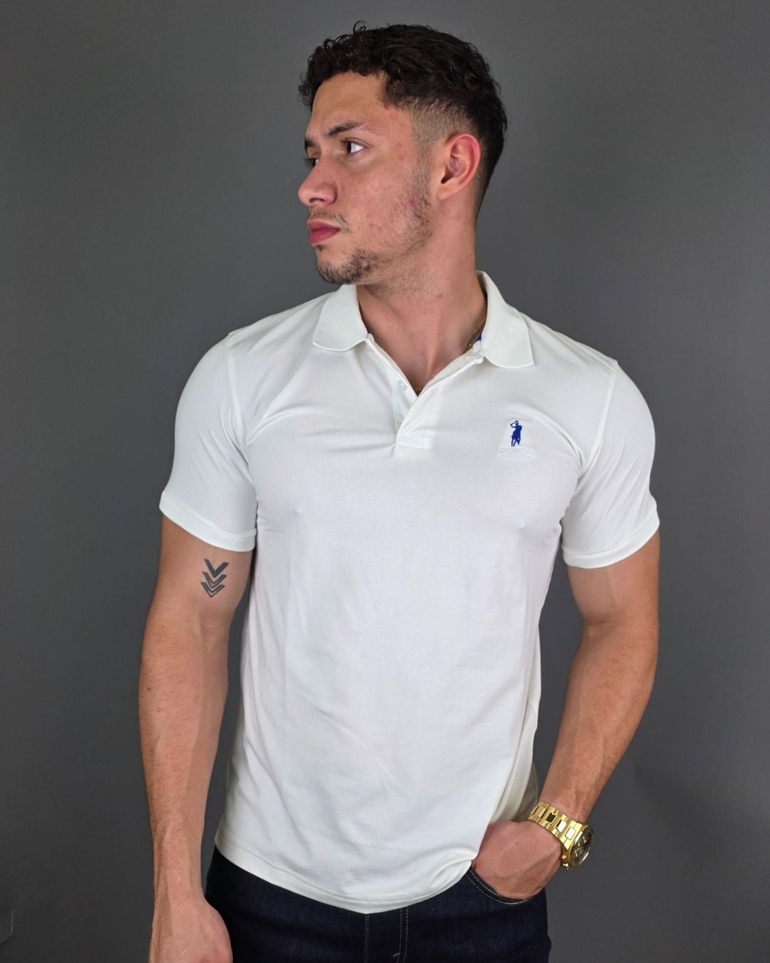 POLO CAMBRIDGE POLO BLANCA PARA CABALLERO