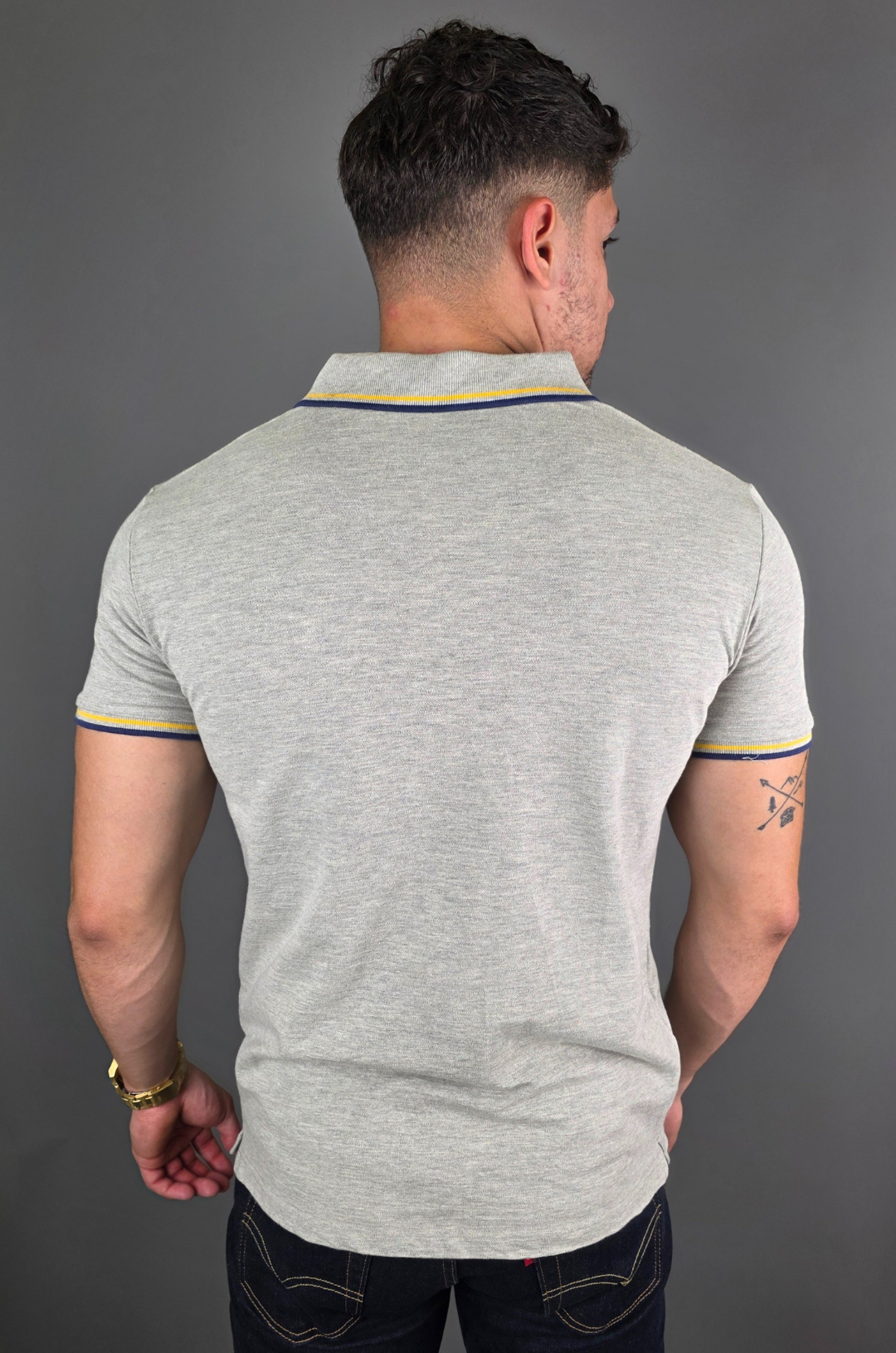 POLO CAMBRIDGE POLO GRIS PARA CABALLERO