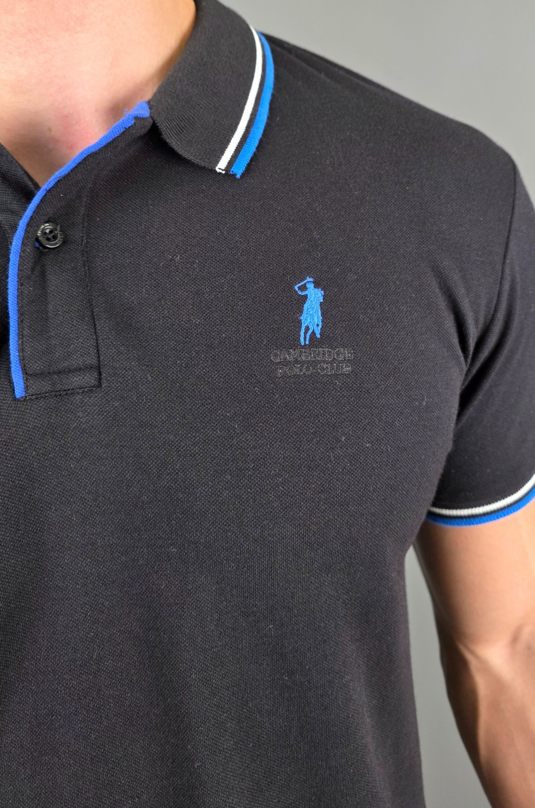 POLO CAMBRIDGE POLO NEGRA PARA CABALLERO