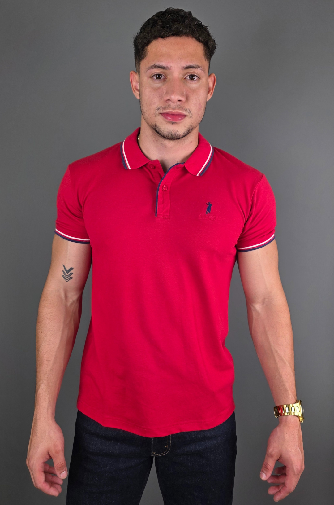 POLO CAMBRIDGE POLO ROJO PARA CABALLERO