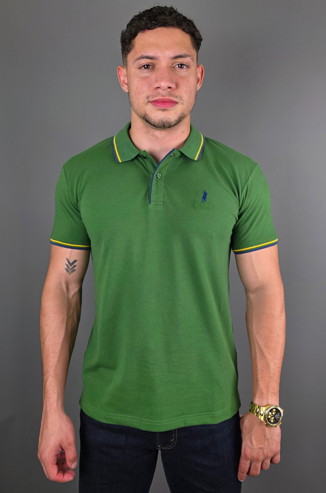 POLO CAMBRIDGE POLO VERDE PARA CABALLERO