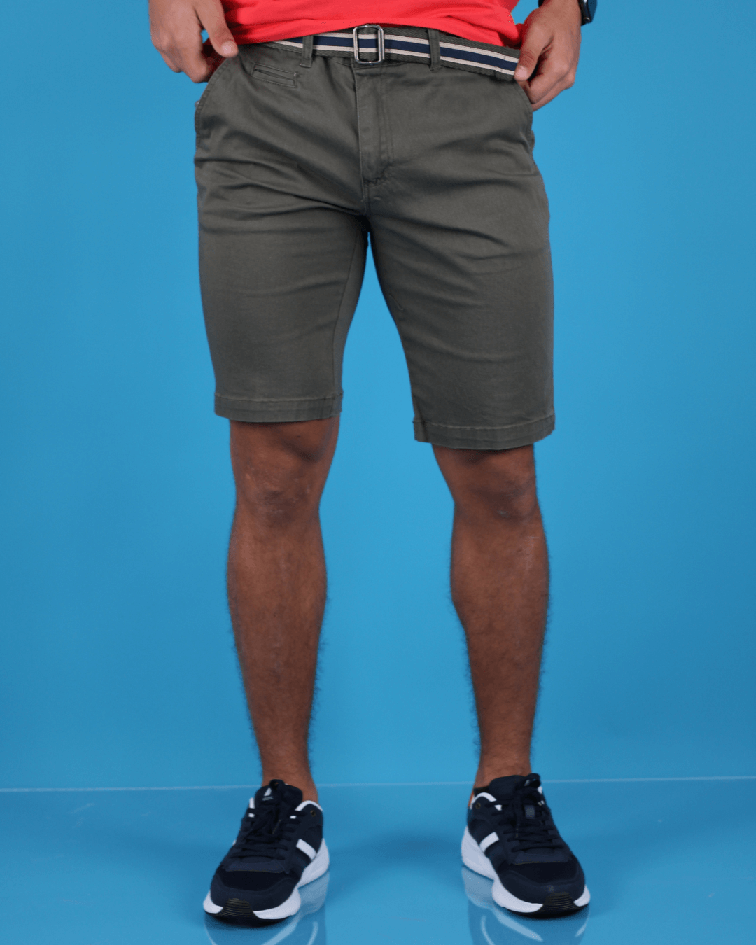 SHORT CAMBRIDGE POLO GRIS PARA CABALLERO