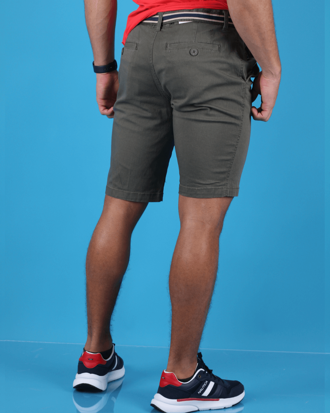 SHORT CAMBRIDGE POLO GRIS PARA CABALLERO