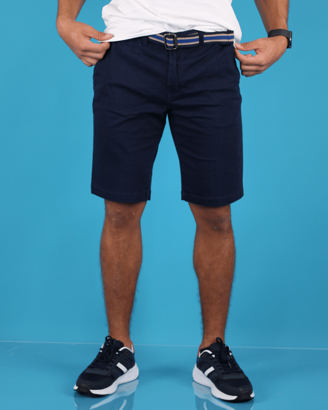 SHORT CAMBRIDGE POLO AZUL OSCURO