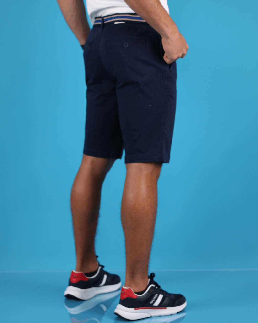 SHORT CAMBRIDGE POLO AZUL OSCURO