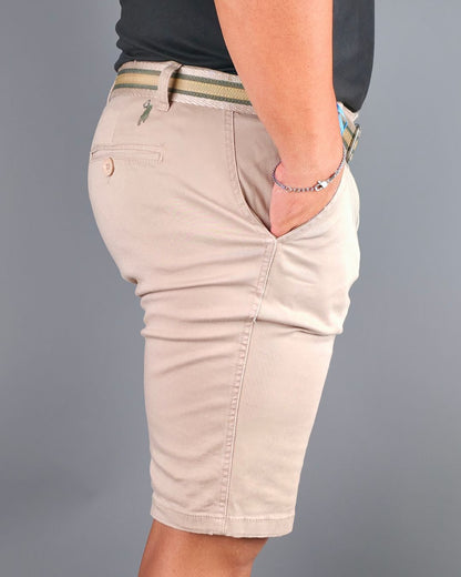 SHORT CAMBRIDGE POLO BEIGE CLARO PARA CABALLERO