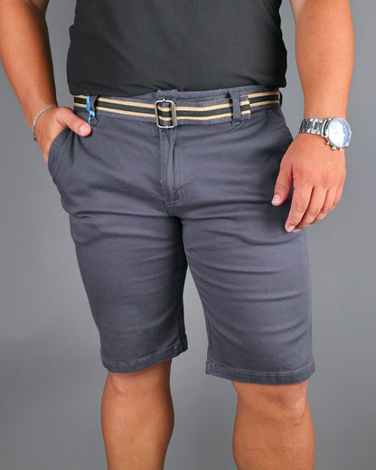 SHORT CAMBRIDGE POLO GRIS OSCURO PARA CABALLERO
