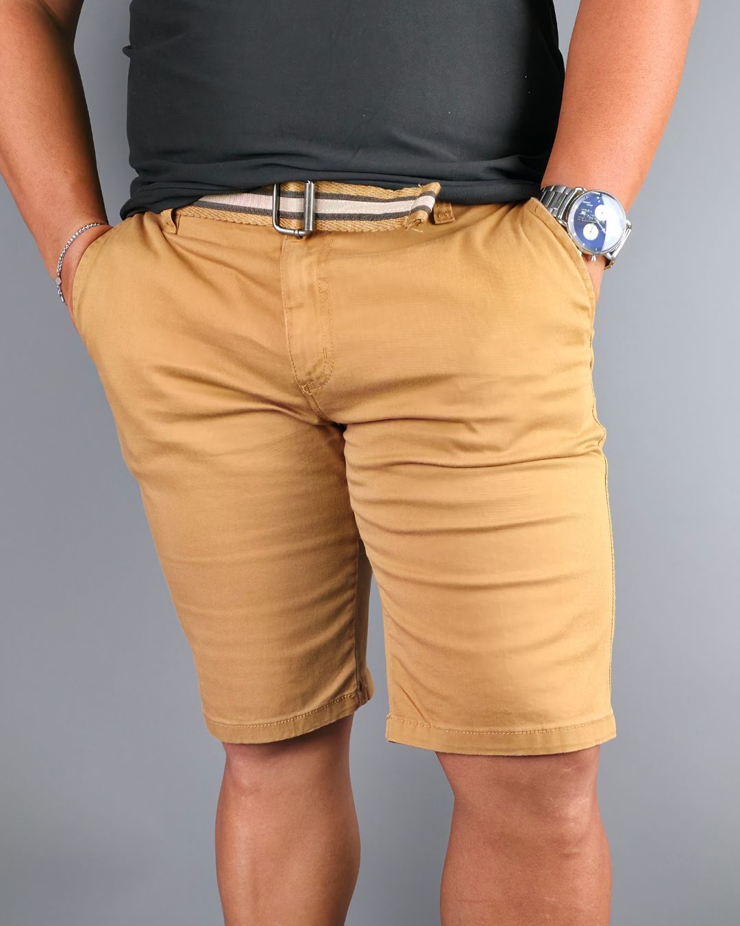 SHORT CAMBRIDGE POLO KAKI PARA CABALLERO