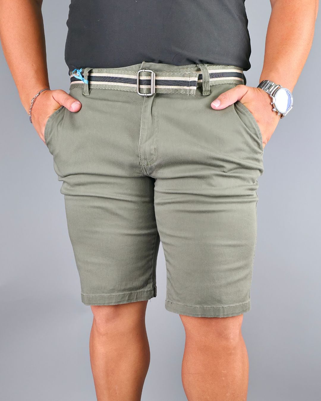 SHORT CAMBRIDGE POLO VERDE MUSGO PARA CABALLERO