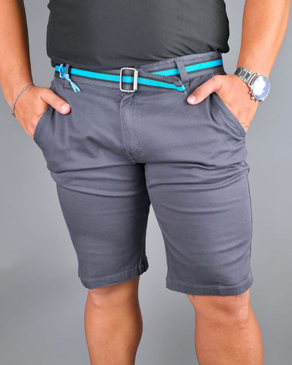 SHORT CAMBRIDGE POLO GRIS PARA CABALLERO