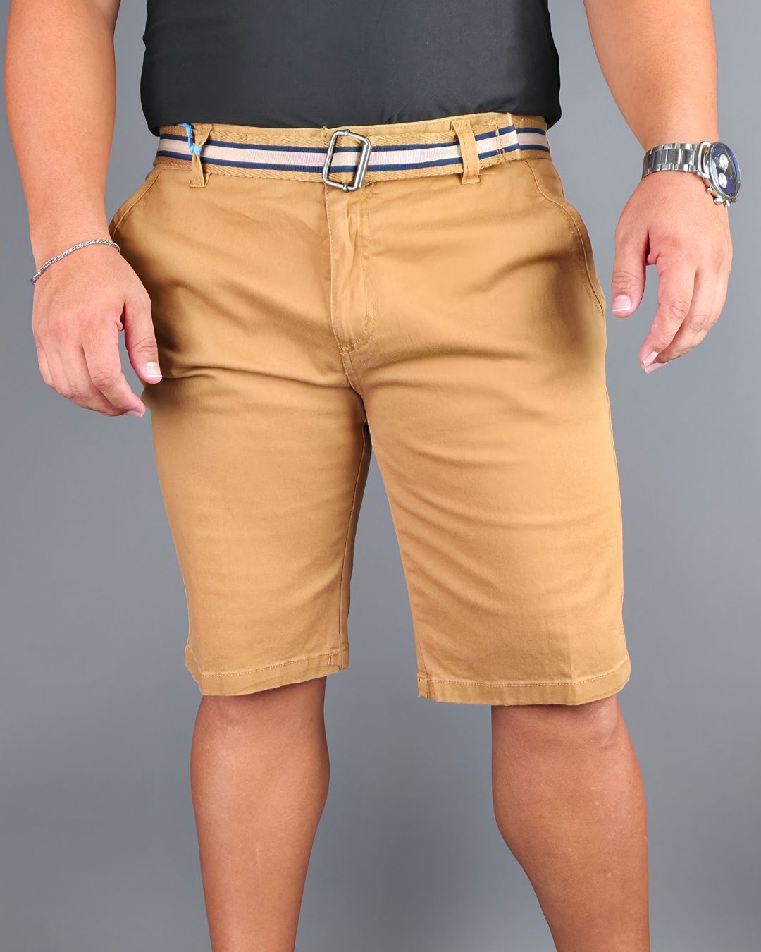 SHORT CAMBRIDGE POLO KAKI PARA CABALLERO