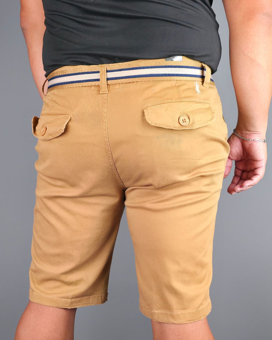 SHORT CAMBRIDGE POLO KAKI PARA CABALLERO