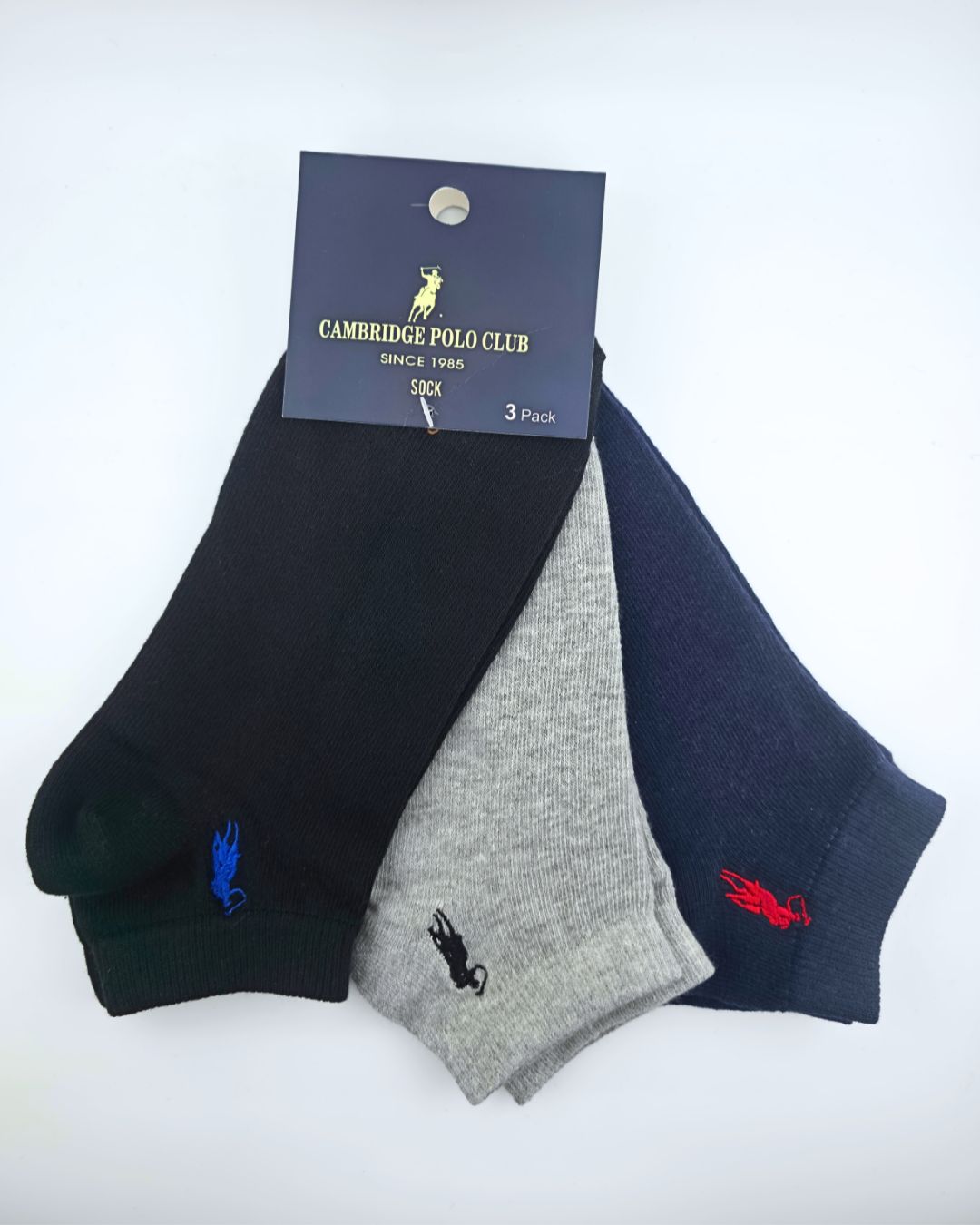 MEDIAS CAMBRIDGE POLO 3 PACK PARA CABALLERO