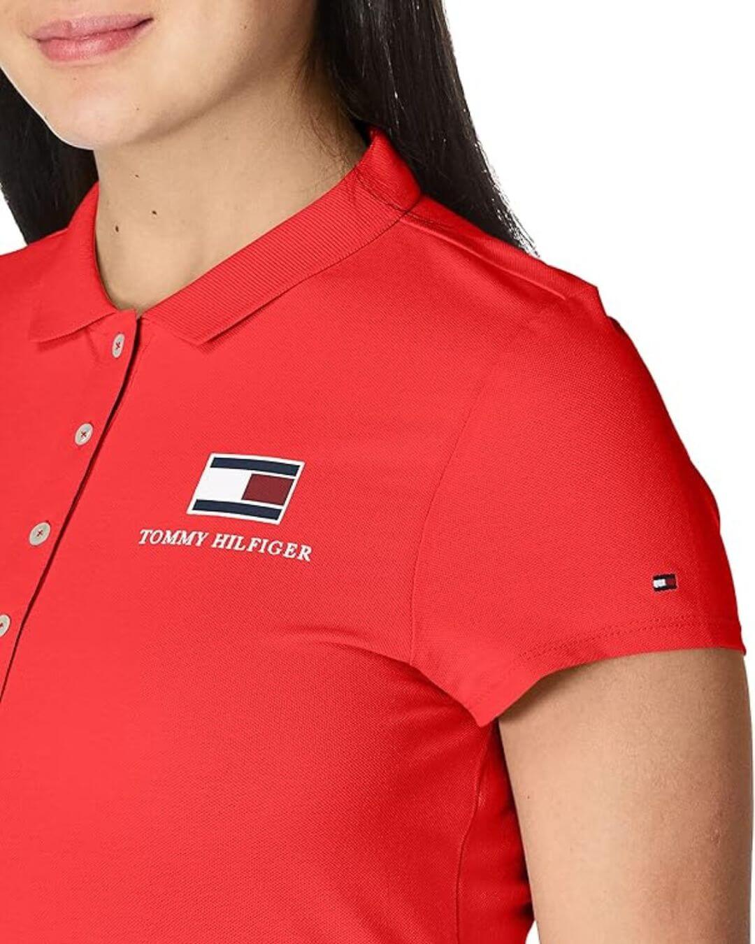POLO DE MUJER TOMMY ROJA