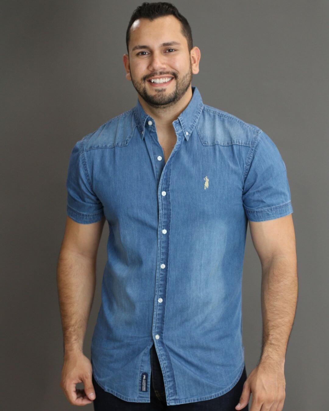 CAMISA CAMBRIDGE POLO MEZCLILLA