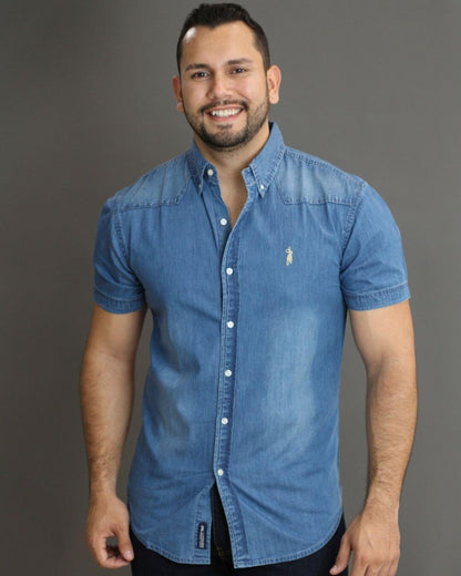 CAMISA CAMBRIDGE POLO MEZCLILLA