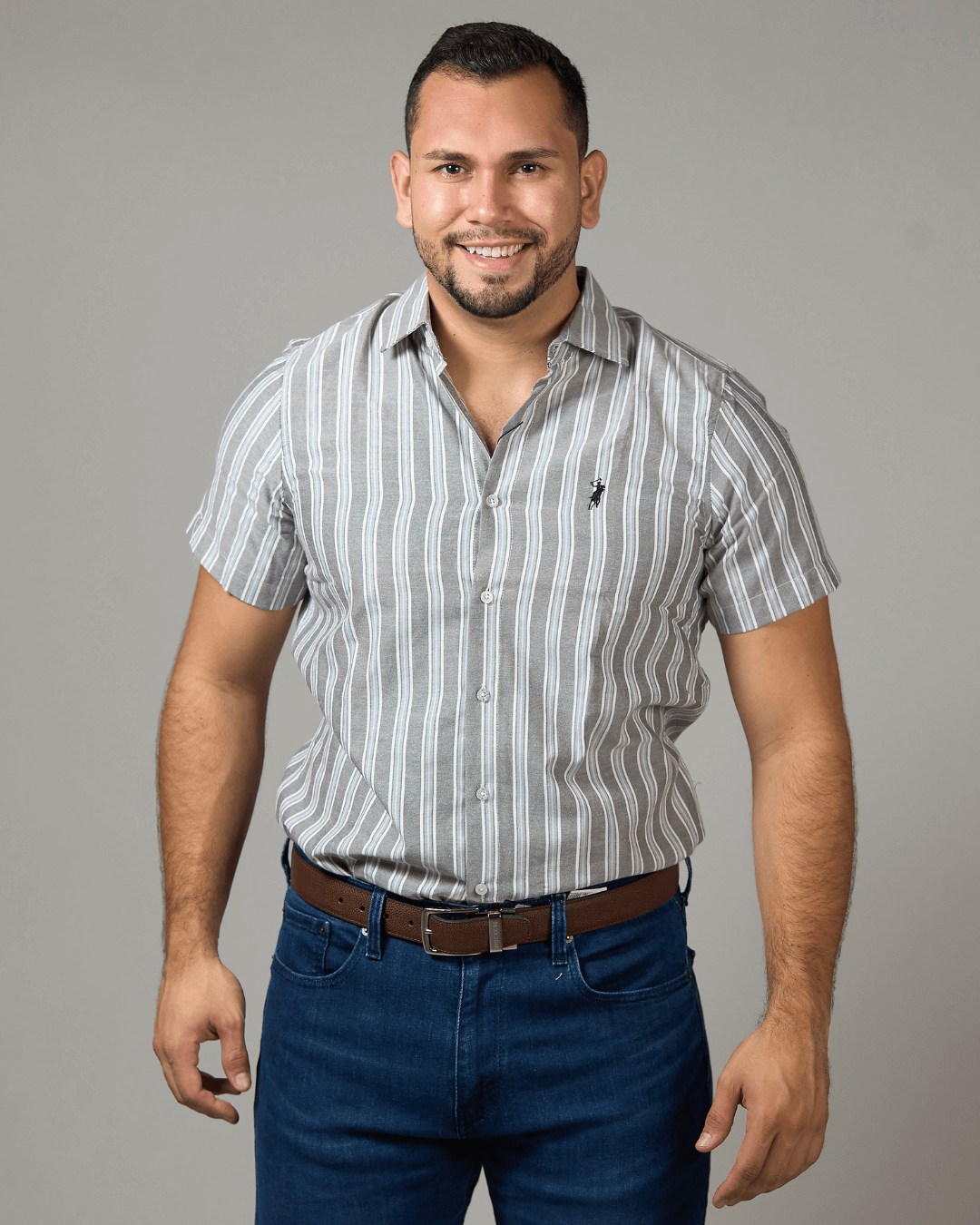 CAMISA CAMBRIDGE POLO MANGA CORTA CABALLERO