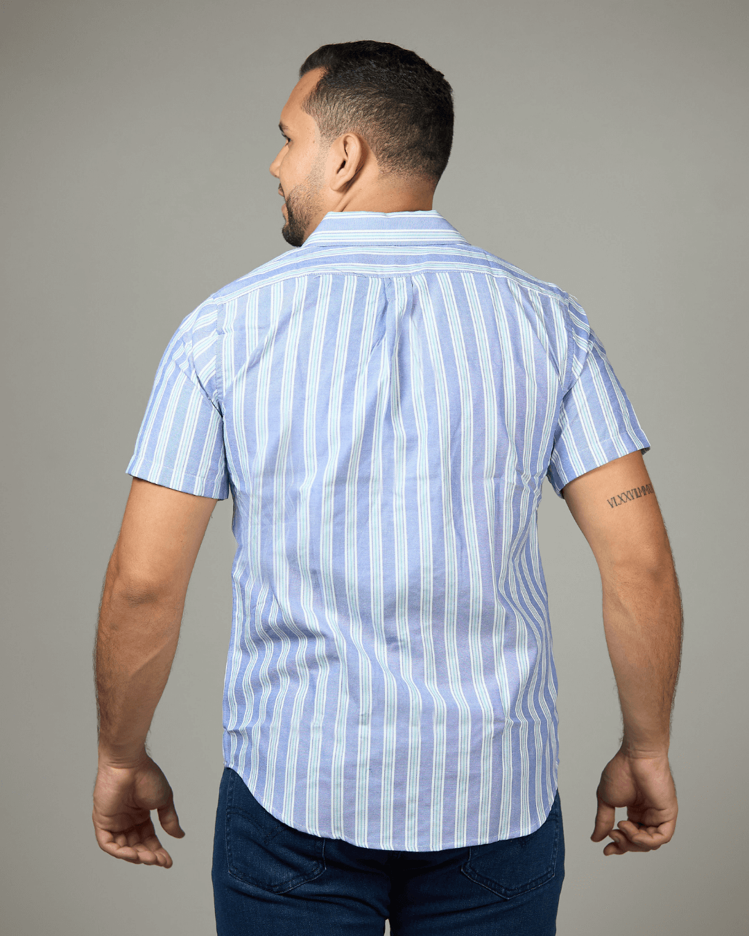 CAMISA CAMBRIDGE POLO CELESTE