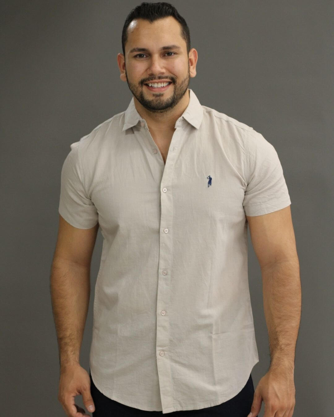CAMISA CAMBRIDGE POLO GRIS