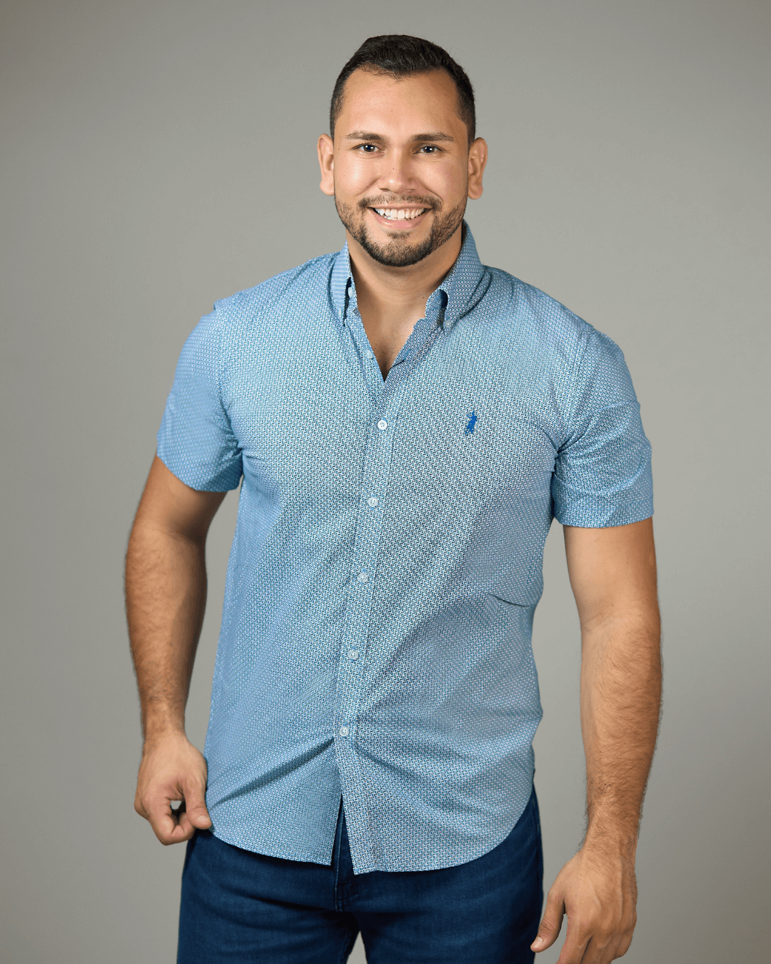 CAMISA CAMBRIDGE POLO MANGA CORTA CABALLERO