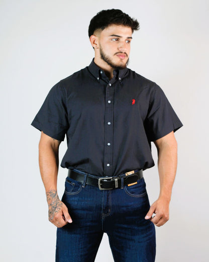 CAMISA CAMBRIDGE POLO MANGA CORTA CABALLERO