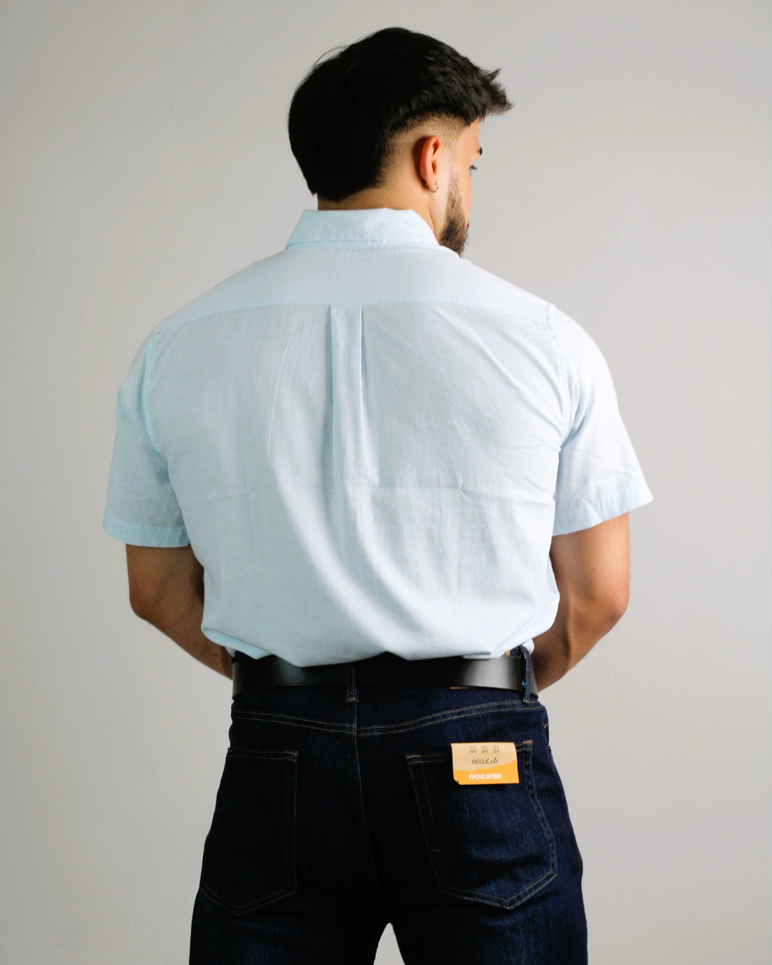 CAMISA CAMBRIDGE POLO  MANGA CORTA CABALLERO