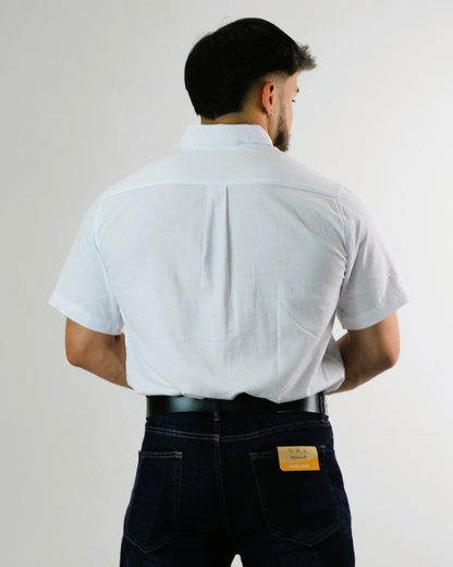 CAMISA CAMBRIDGE POLO MANGA CORTA CABALLERO