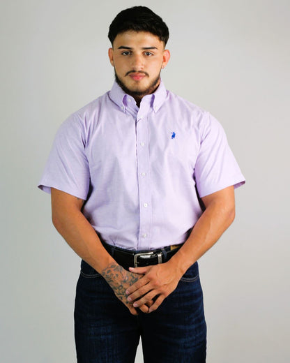 CAMISA CAMBRIDGE POLO MANGA CORTA CABALLERO