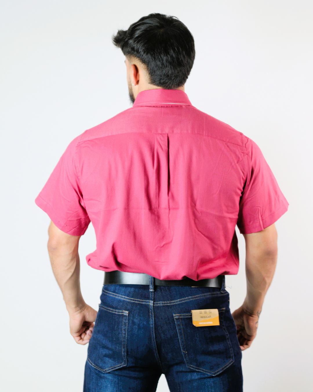 CAMISA CAMBRIDGE POLO  MANGA CORTA CABALLERO