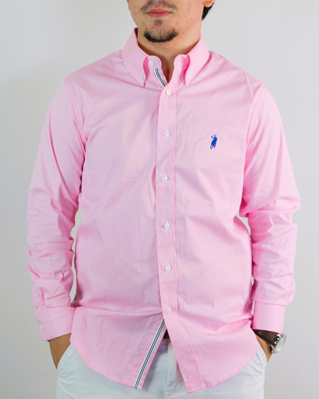 CAMISA CAMBRIDGE POLO MANGA LARGA CABALLERO