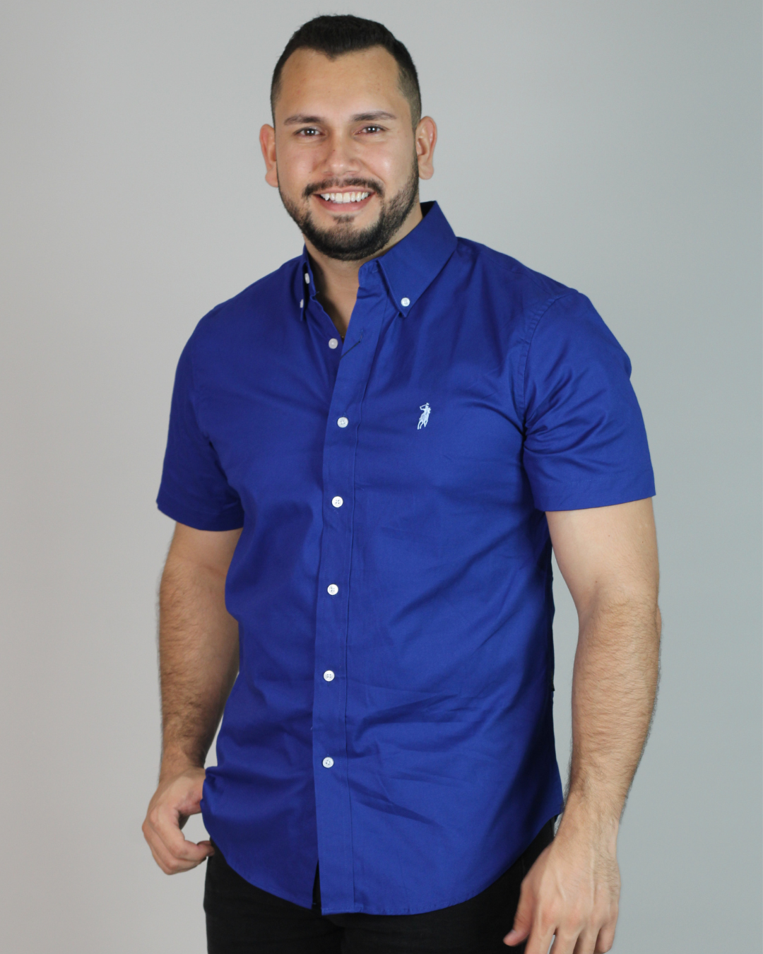 CAMISA CAMBRIDGE POLO MANGA CORTA CABALLERO
