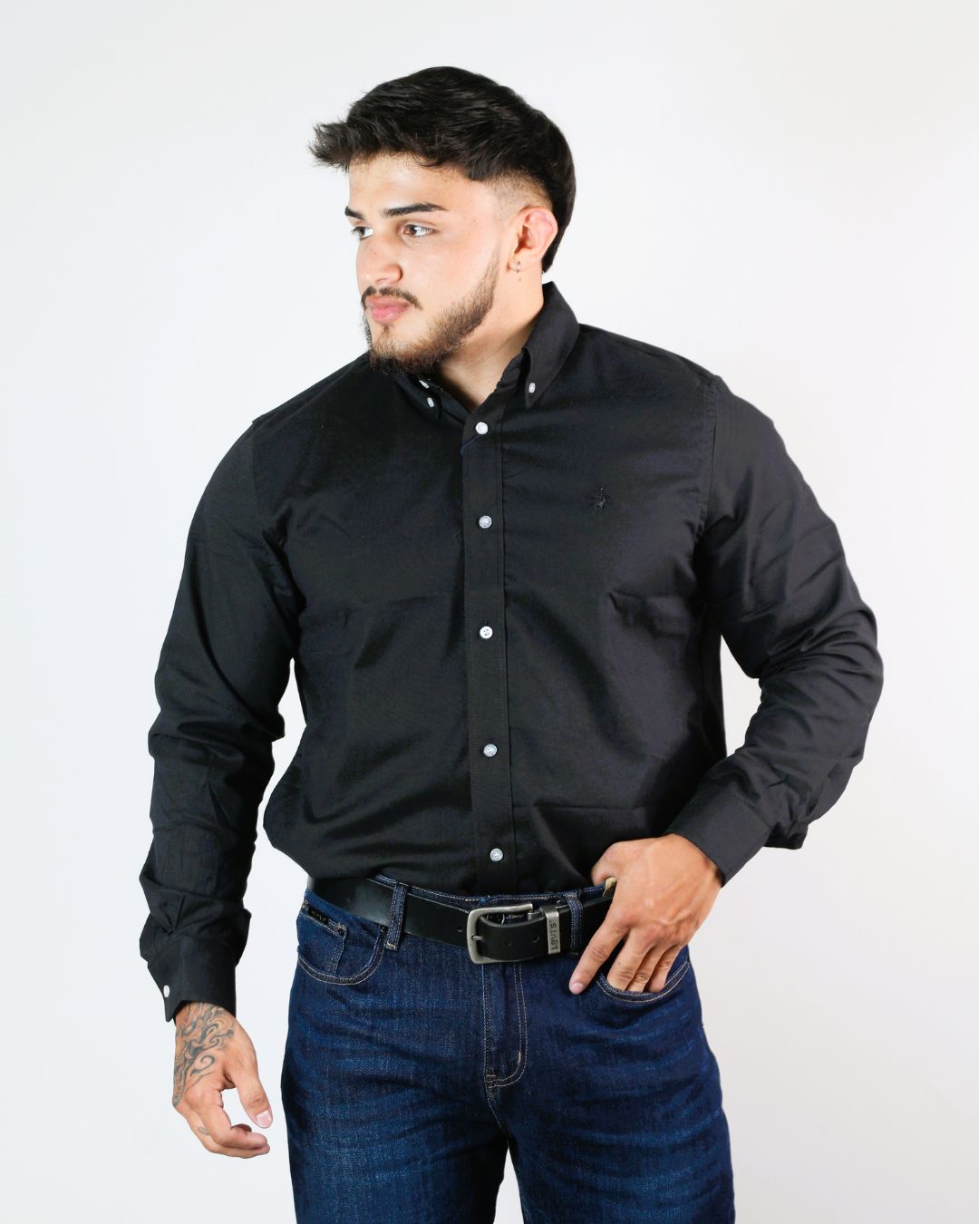 CAMISA CAMBRIDGE POLO MANGA LARGA CABALLERO