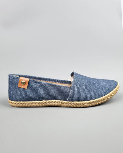 ZAPATO MOLECA MEZCLILLA AZUL PARA DAMA