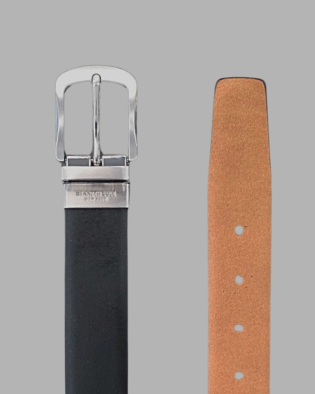 FAJA KENNETH COLE REVERSIBLE NEGRA PARA CABALLERO
